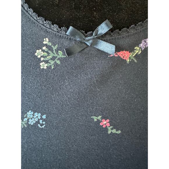 St Michael from Mark and Spencer Floral with Hearts Cotton Night Dress - Picture 2 of 8